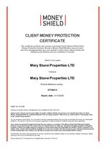 Money Shield Certificate 2025